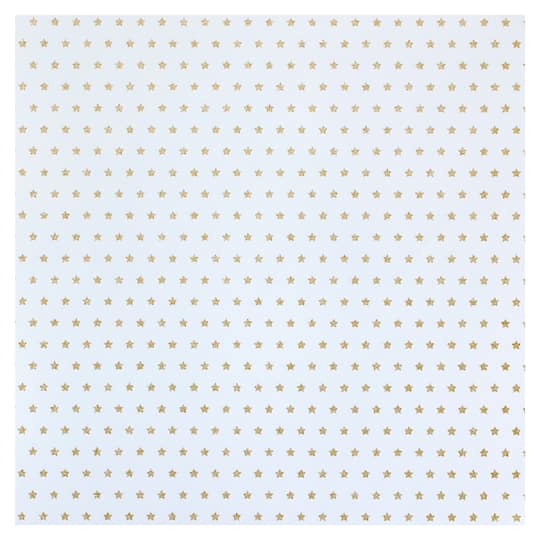 24 Pack: Gold Star Cardstock Paper by Recollections™, 12" x 12"